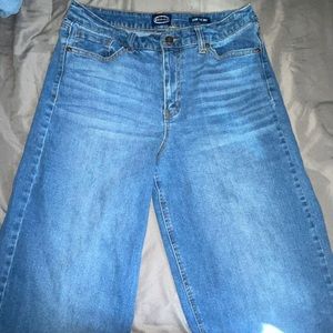 Scoop wide leg cropped jeans